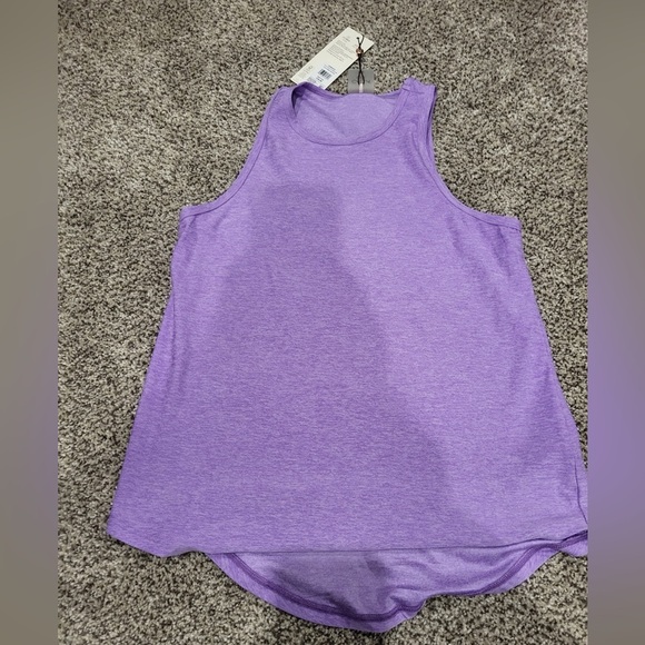NWT Calia Lustralux Cutaway Tank Heathered Purple - Picture 3 of 5